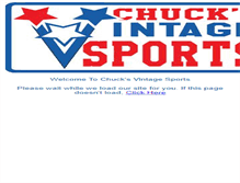 Tablet Screenshot of chucksvintagesports.com
